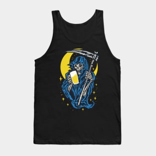 grim reaper with beer Tank Top